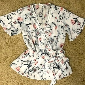 Floral Top with Detail